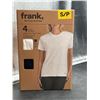 Image 1 : Frank And Oak Ladiesâ€™ Crew Neck T-Shirt, Pack Of 4, S/P