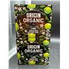 Image 1 : Origin Organic Lime Sparkling Water 355 mL x 12