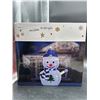 Image 2 : Pasapair 2FT Pre-Lit Pop-Up Snowman â€“ Outdoor Christmas Decoration with Built-in