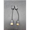 Image 1 : VCE Link Short HDMI Male to Female Extension Cable Set
