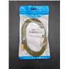 Image 1 : Audio Auxiliary Cable with Gold Plated Connectors, 3.5mm, Black and Yellow