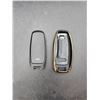Image 2 : Elohel Car Key Cover with Black Case and Gold Trim
