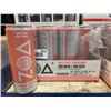 Image 1 : 12-Pack of ZOA White Peach Zero Sugar Energy Drink, 355 mL Each