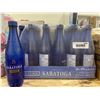 Image 1 : Saratoga Carbonated Spring Water, 24 x 473 mL Bottles, Mineral Salt Content 124 ppm