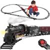 Image 1 : R/C Rail Steam Train 2.4GHz Electric Toy for Ages 3+