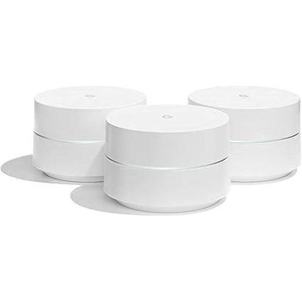 Google Wifi System, Pack of 3 â€“ Mesh Wi-Fi Routers