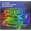 Image 1 : Outdoor LED Strip Lights Waterproof with Multicolor Effects