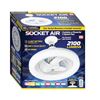 Image 1 : Bell + Howell Socket Air Light with Adjustable Fan and 2100 Lumens
