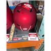 Image 1 : Bell Injector Bicycle Helmet with True Fit System, Red, Size 8+