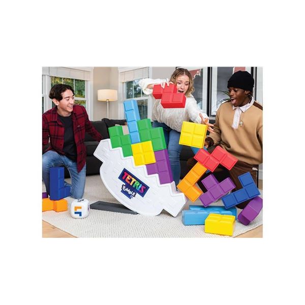 Tetris Tumble 3X Puzzle Game with 24 Pieces and 1.8m Dimensions