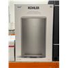 Image 2 : Kohler 13-Gallon Stainless Steel Step Trash Can