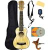 Image 1 : AW-500-C Acoustic Ukulele with Natural Wood Finish