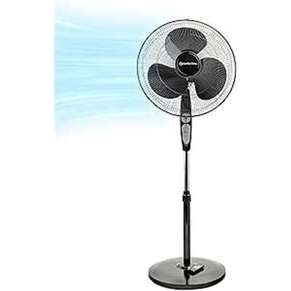 16-Inch Pedestal Fan with Remote and Timer