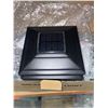 Image 4 : TZ28 Solar Post Cap Lights, Black, Set of 6