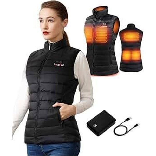 LeapSee Heated Apparel Menâ€™s Heated Vest Model X00ZNZP0N