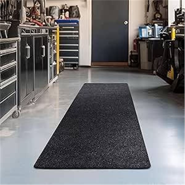 Mohawk Home The Big Garage Runner 3 ft x 8 ft Black