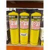 Image 1 : TurboTorch MAP-Pro Gas Cylinders for Torch Applications Lot of 3