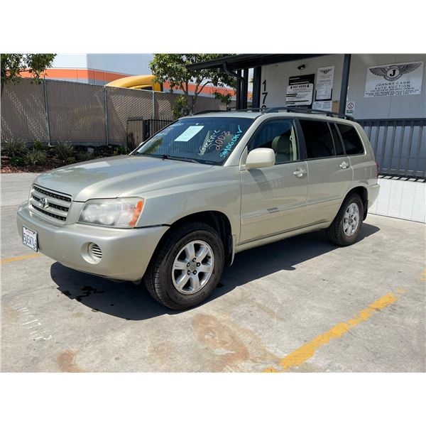 TOYT HIGHLANDER 2003 T-DON - SMOG