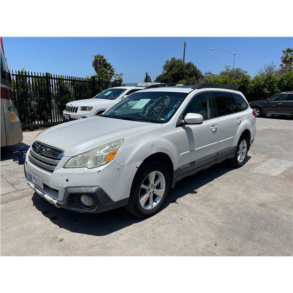 SUBA OUTBACK 2013 APPT/DUP-T SMOG