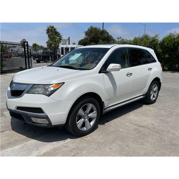 ACUR MDX 2012 O/S-T REPO -SMOG 2DAYS