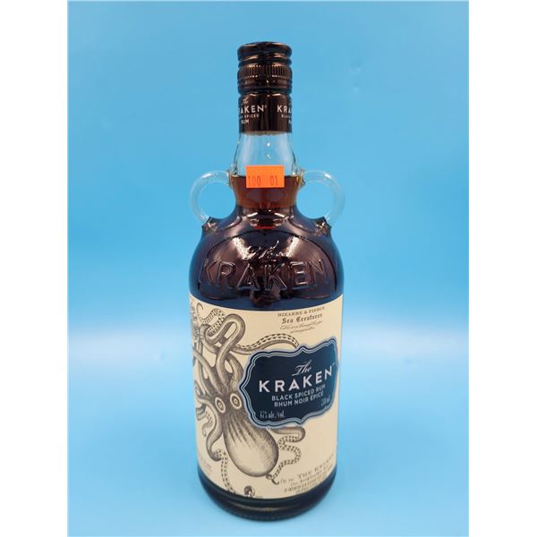 Sealed Bottle Of Kraken Black Spiced Rum 750ml (19+)