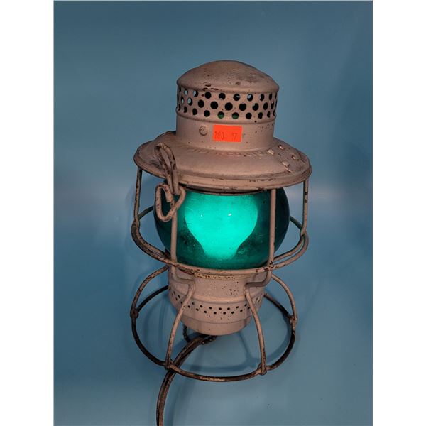 Hiram L. Piper Co. Railroad Lantern Lamp (Tested & Working)