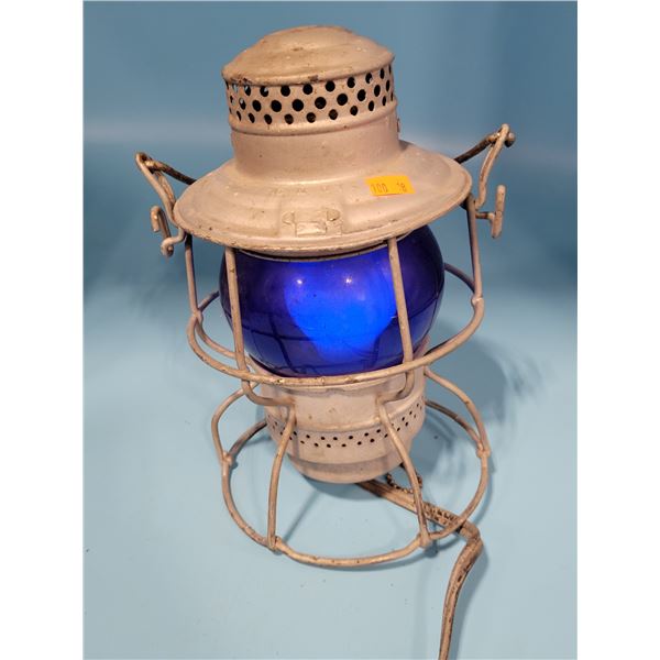 Hiram L. Piper Co. Railroad Lantern Lamp (Tested & Working)