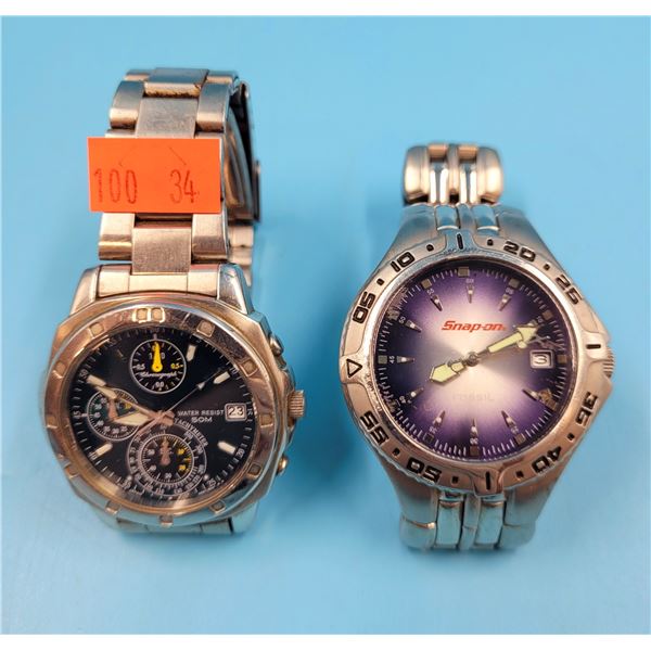Seiko & Snap-On x Fossil Watches