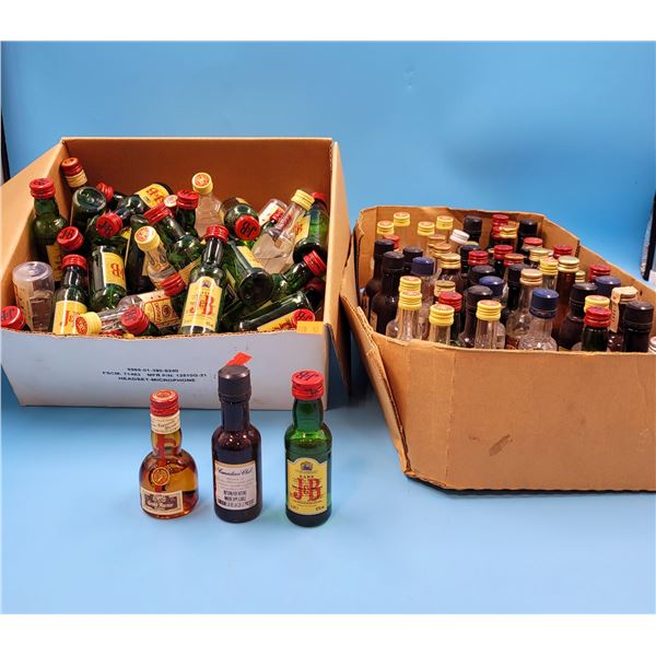 Large Collection Of Mini Liquor Bottles (19+)