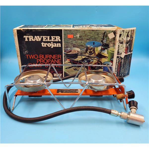 VTG Traveler Trojan Two-Burner Propane Camp Stove