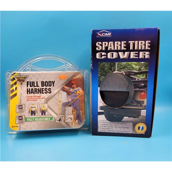Work Horse Full Body Harness & X-Car Spare Tire Cover