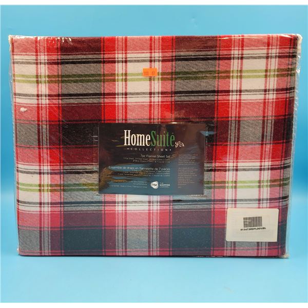 HomeSuite Collection 7pc Flannel Sheet Set