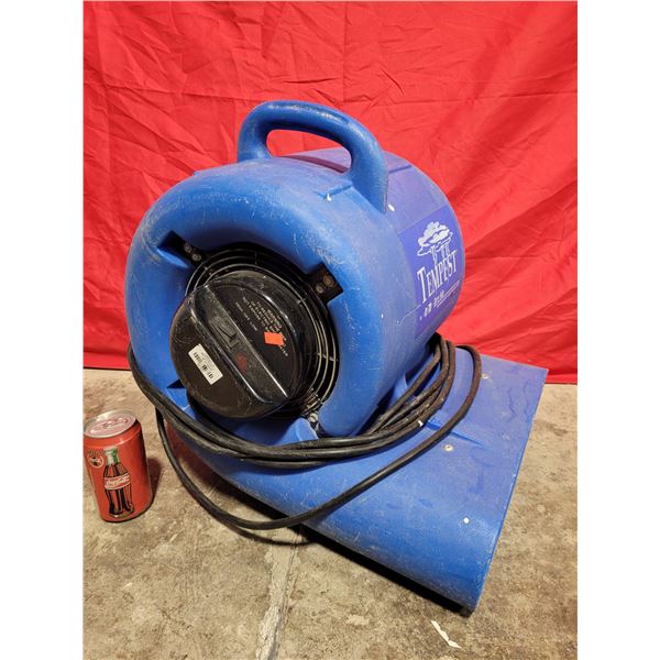 Large Blue Tempest Dry Air Mover