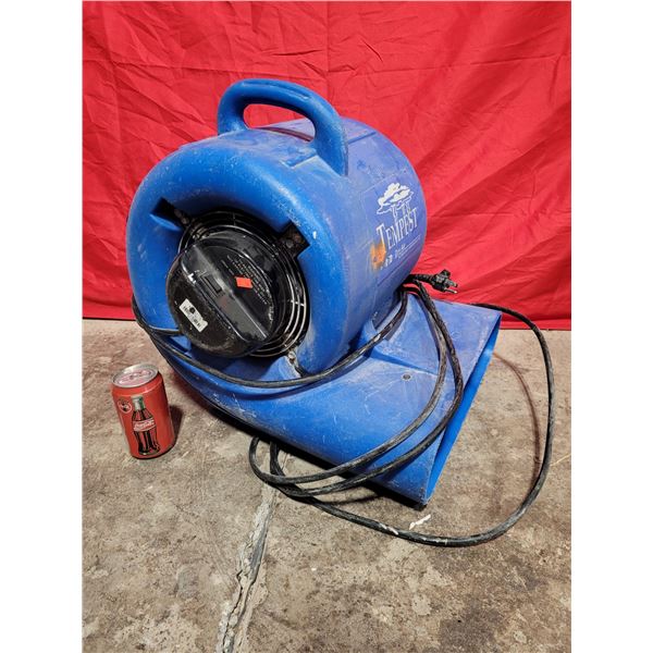 Large Blue Tempest Dry Air Mover
