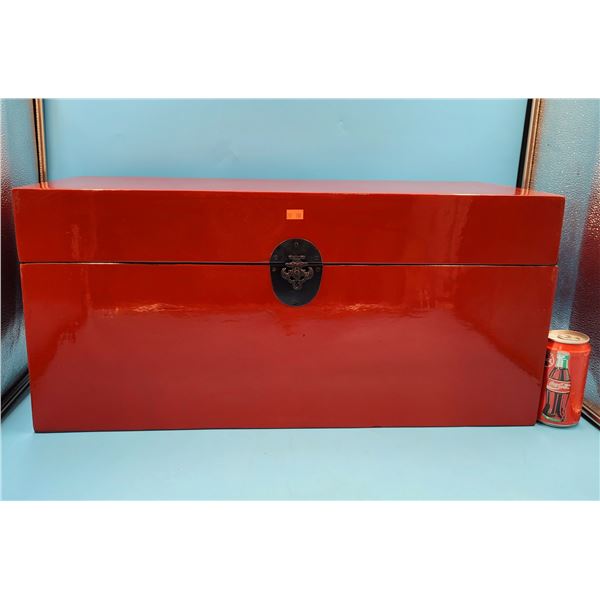 Red Metal Tool Box