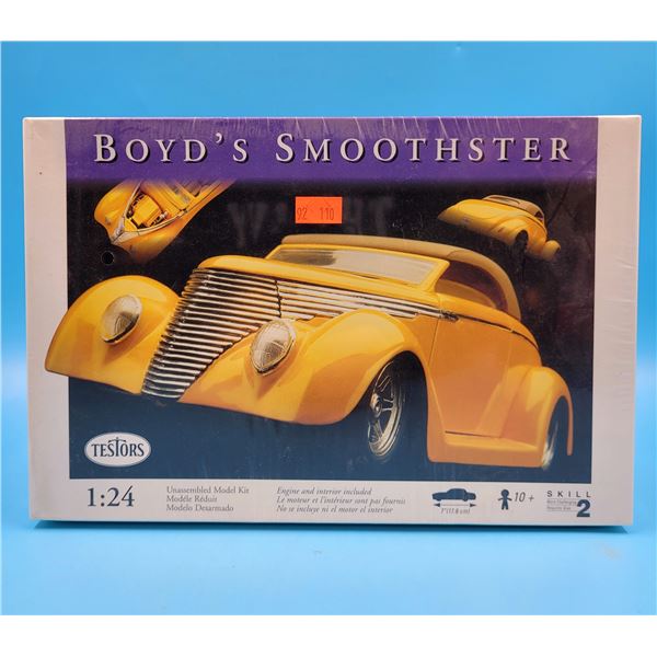 Sealed Testors Boyd's Smoothster 1:24 Scale Model Kit