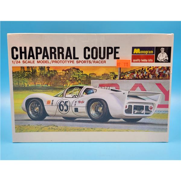Sealed Monogram Chaparral Coupe 1:24 Scale Model Kit