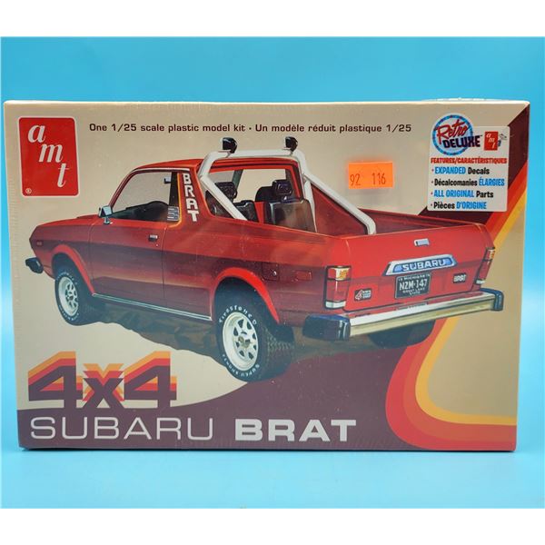 Sealed AMT 4x4 Subaru Brat 1:25 Scale Plastic Model Kit
