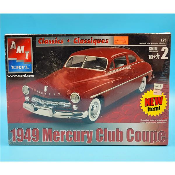 Sealed AMT ERTL Classics 1949 Mercury Club Coupe Model Kit