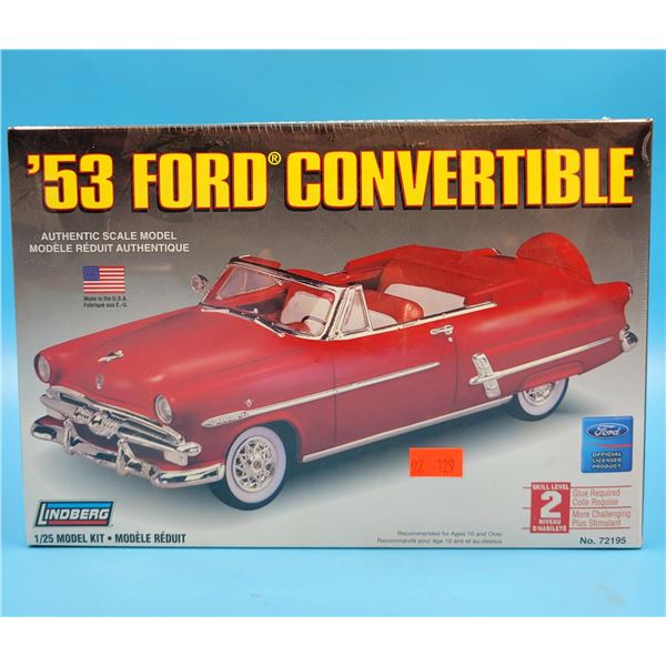Sealed Lindberg '53 Ford Convertible 1:25 Scale Model Kit