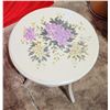 Image 2 : Wooden Floral Side Table