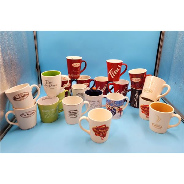 Large Lot Of Tim Hortons Mugs