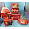 Image 1 : Coca-Cola Glasses, Tray, & Tin