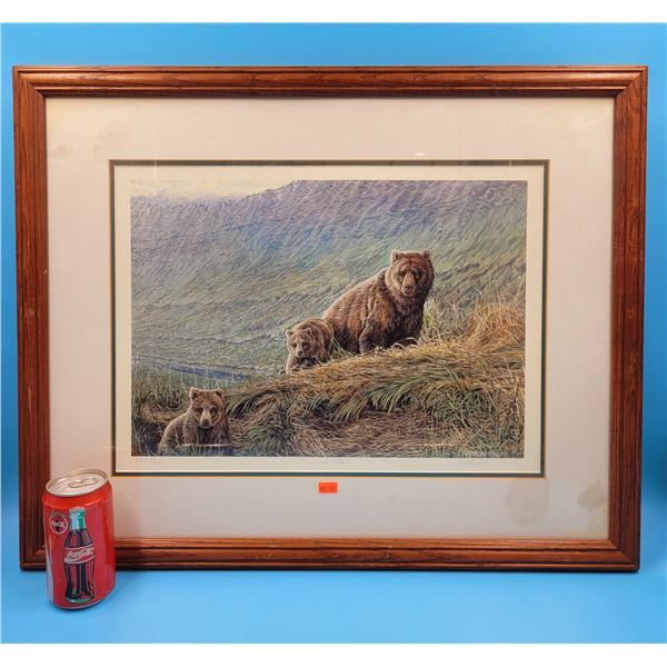 Framed, Signed, & Numbered "Curious Pair" Print by Paul Rankin