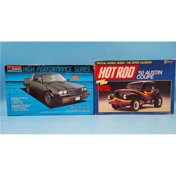 Unbuilt Buick GNX 1:24 Model Kit & '50 Austin Coupe 1:25 Model Kit