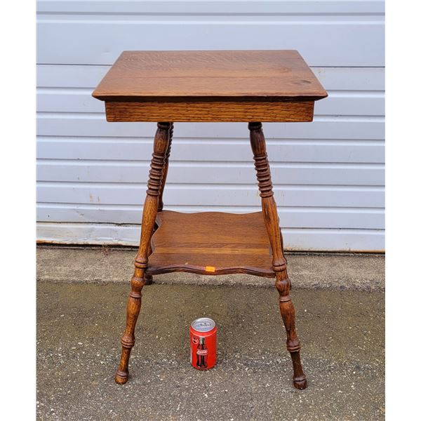 Antique Turned Leg Parlor Table