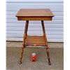 Image 1 : Antique Turned Leg Parlor Table