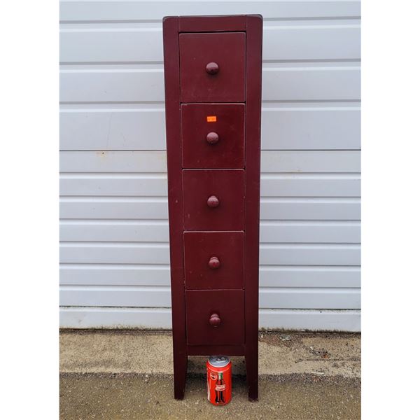 Wooden Tall Boy Dresser