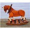 Image 1 : VTG Heavy Wooden Arts & Crafts Rocking Horse