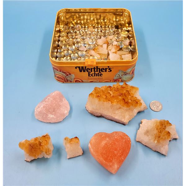 Chunks of Quartz (Clear & Rose)